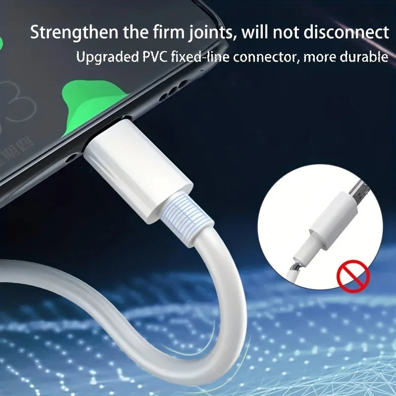 Cable Carga USB A a Micro USB (1 Metro / 3 Pies) (Pack 3 Unidades)