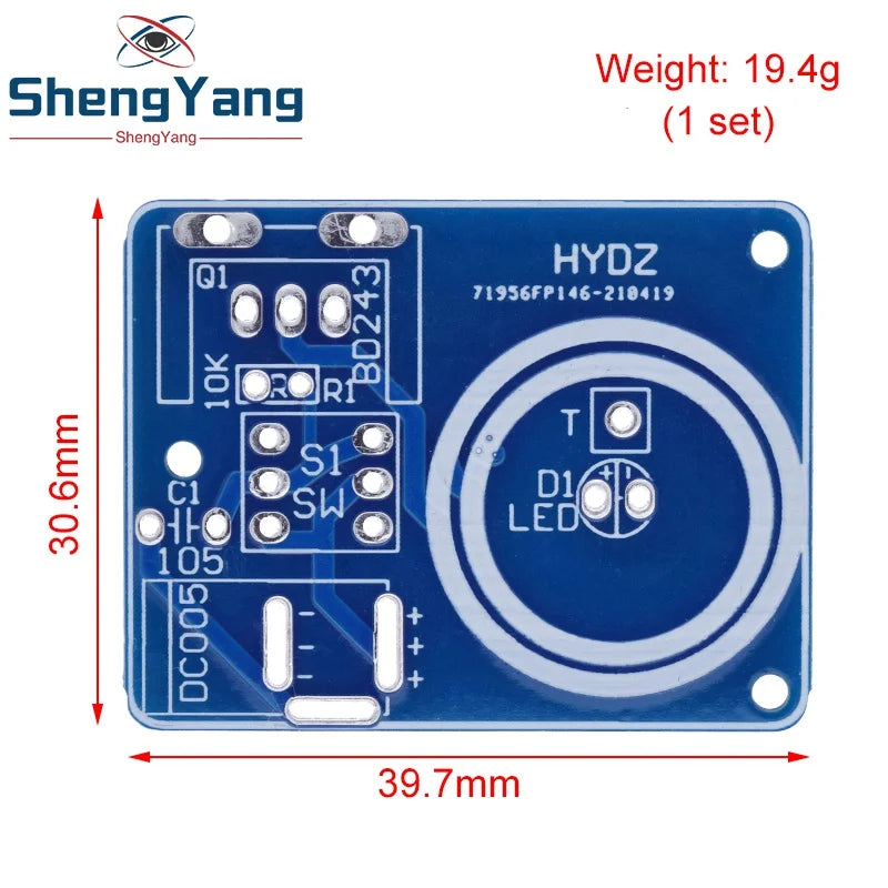 Kit DIY Mini Bobina Tesla BD243C - Módulo Electrónico TZT