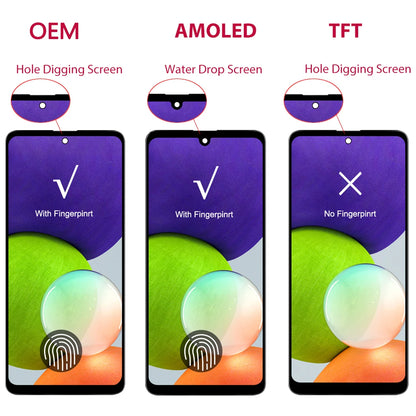 Pantalla OLED para Samsung Galaxy A51 (A515, SM-A515F) con Digitalizador Táctil (Reemplazo Ensamblaje)