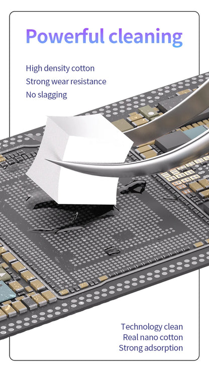 Esponja Limpieza Nano Mechanic NC800 (Sin Residuos) para Pantalla Teléfono/PCB/Vidrio Trasero/Cámara/Flux Soldadura
