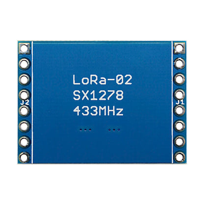 Módulo LoRa DIYMORE SX1278 (433MHz, 10KM, Ra-02) Transmisión Inalámbrica Spread Spectrum con Antena IPX 2.4G para Hogar Inteligente