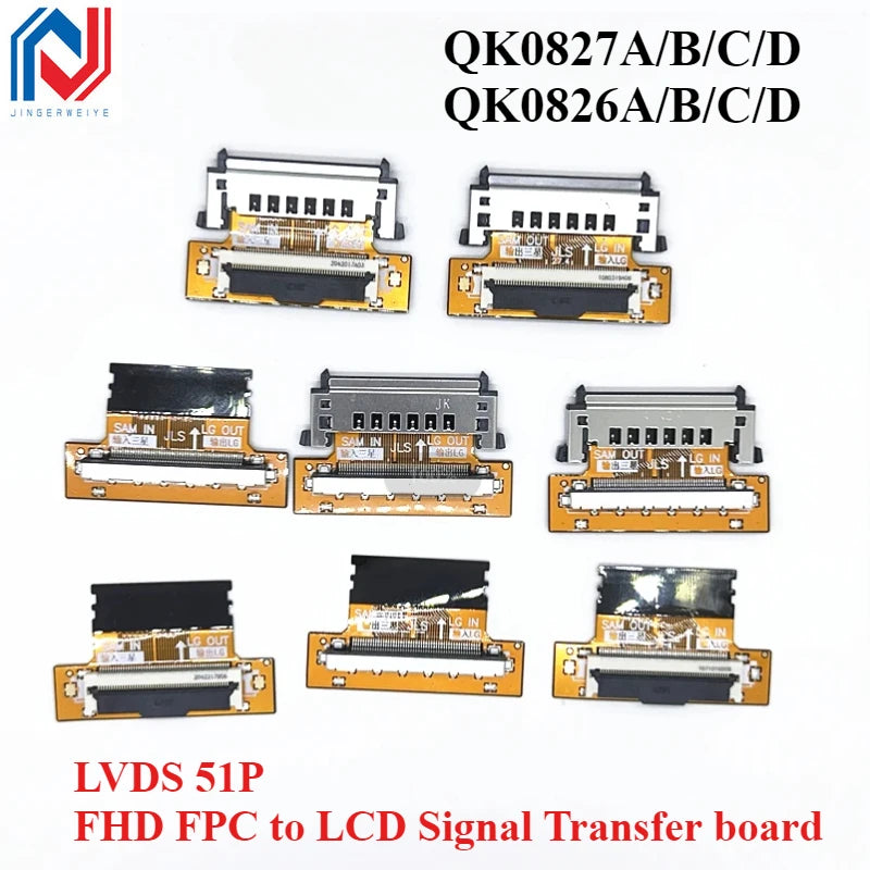Placa Adaptadora Señal LCD LVDS 51P FHD FPC (Samsung a LG) - Conversión Interfaz Línea LCD