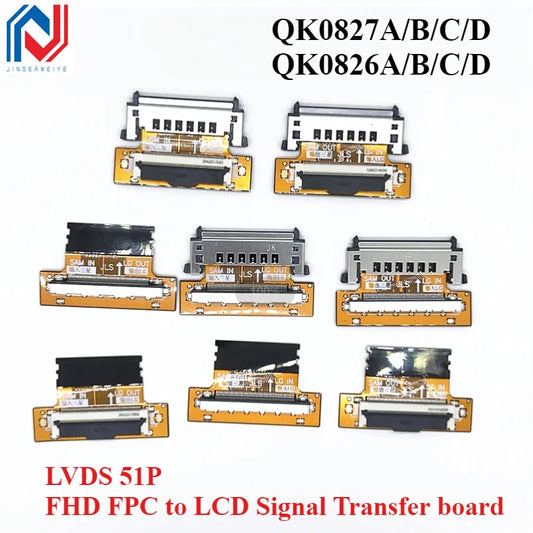 Placa Adaptadora Señal LCD LVDS 51P FHD FPC (Samsung a LG) - Conversión Interfaz Línea LCD