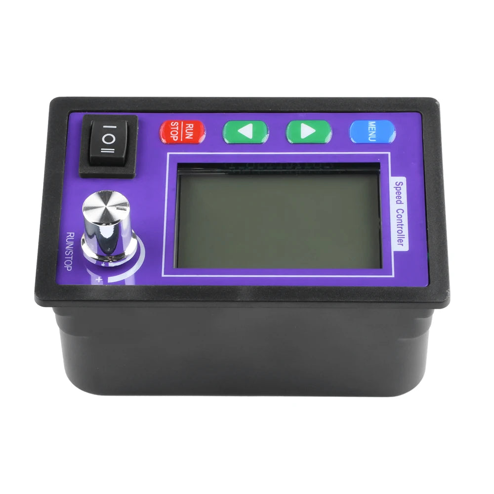 Controlador Velocidad Motor DC (10-55V 30A) PWM con Display LCD y Control Remoto Inalámbrico