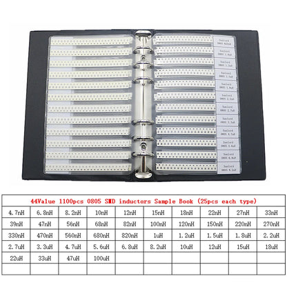 Kit Surtido Inductores SMD/DIP - Varios Valores (2.2uH a 100mH) (Versión 1)