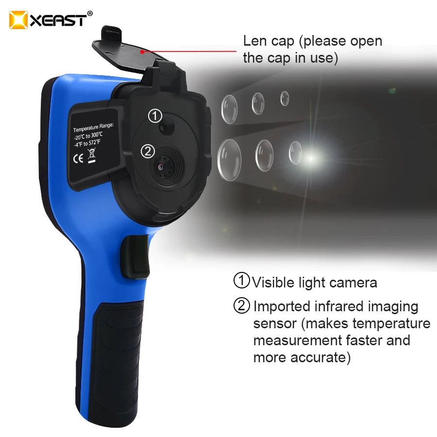 Cámara Termográfica XE-33/XE-32 para Reparación PCB (3.2") - Similar Seek/FLIR