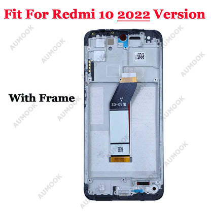 LCD For Xiaomi Redmi 10 Prime 2022 22011119TI Display for Redmi 10 2022 21121119SG Touch Screen Digitizer Assembly Replacement