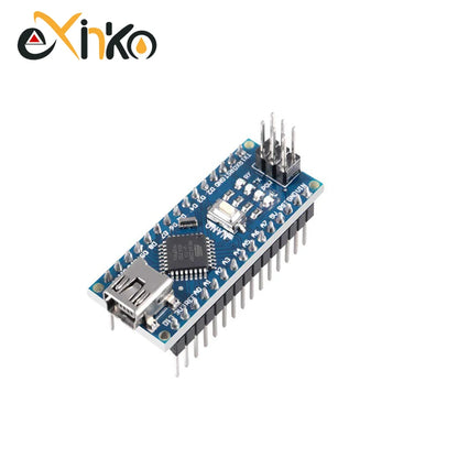 Placa Nano 3.0 (ATMEGA328P, 16MHz, CH340) con Bootloader (Puerto Mini/Tipo C/Micro USB) para Arduino (1-10 Unidades)