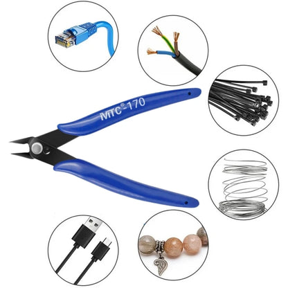 Alicate Corte Diagonal Electrónico DIY "Wishful Clamp" 170 / Pinza Corte Lateral Cable para Piezas Impresora 3D Herramienta Mano (1/5/10 Unidades)