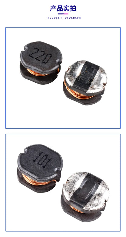 Inductor Potencia SMD CD54 - Varios Valores (2.2uH a 470uH) - Lote 20 Piezas