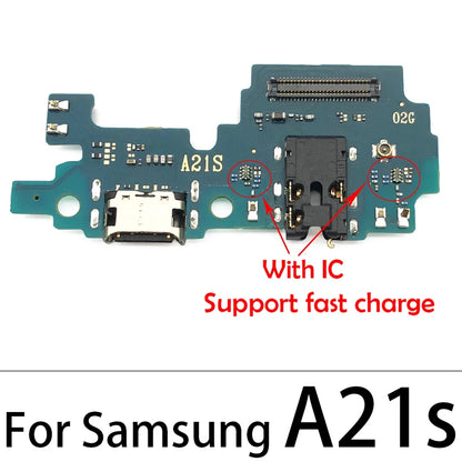 Placa Puerto Carga USB con Conector Dock y Micrófono para Samsung Galaxy A10/A20/A21S/A30/A31/A40/A41/A50/A51/A60/A70/A71