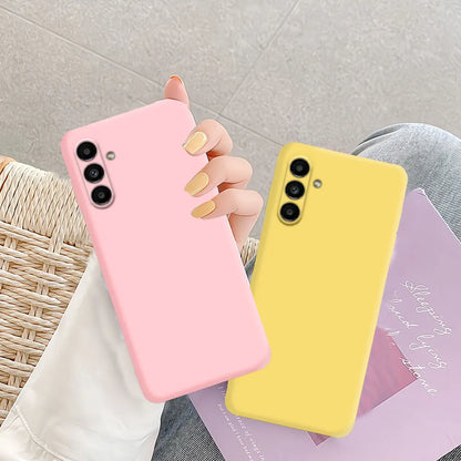 Funda Silicona Líquida Original Antichoque para Samsung Galaxy A05/A05S/A15/A25/A35/A55 (4G/5G)