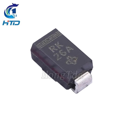 Diodo TVS SMD SMAJ 400W - Varios Voltajes (12A a 24A) SMA/DO-214AC - Lote 100 Piezas