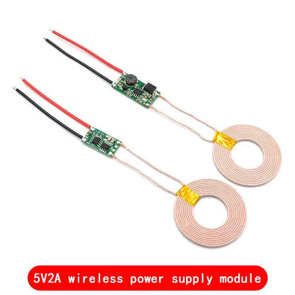 Módulo Transmisor/Receptor Cargador Inalámbrico 5V 1A/2A Terminal Placa Circuito para DIY