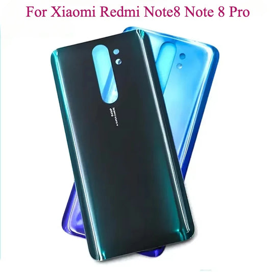 Tapa Trasera Batería Panel Vidrio 3D Carcasa con Adhesivo para Xiaomi Redmi Note 8 / Note 8 Pro (Reemplazo)
