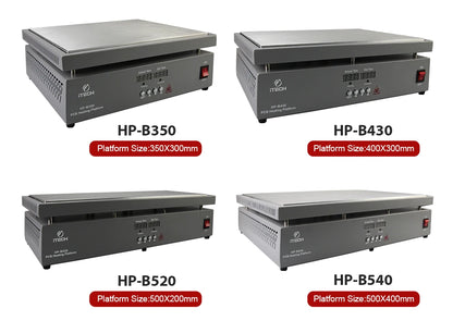 Plataforma Calefactora PCB de Alto Rendimiento con Display Digital (Temperatura Constante) ITECH HP-B100/B150/B180