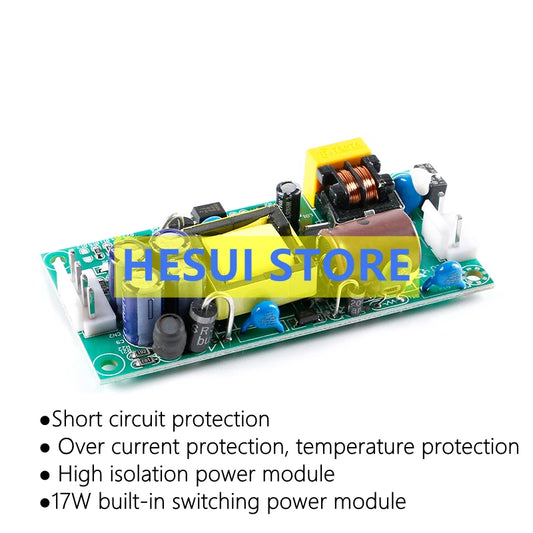 Módulo Fuente Alimentación AC-DC/DC-DC SM-FLA17A +/- 5V/12V/15V 17W Switching Dual Incorporado