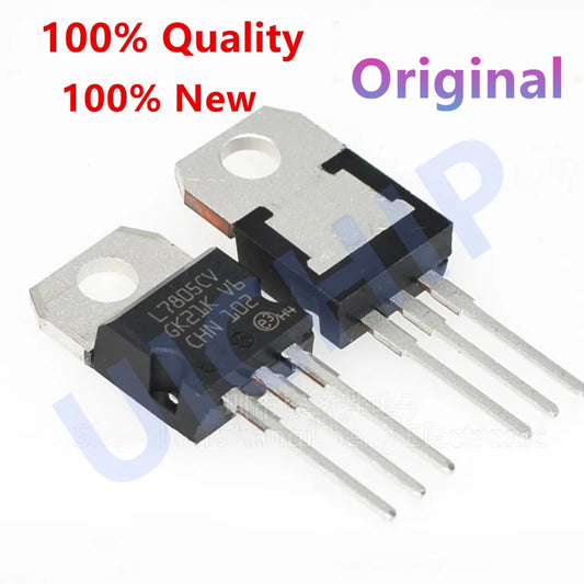 Regulador Voltaje IC LM7805 (L7805CV) 5V 1.5A LDO TO-220 (5/10/20 Unidades)