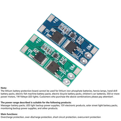 2s 8A Li-ion 6.4V-8.4V 15A Current Battery Protection Board Bms Pcm For Li-ion Lipo Battery Cell