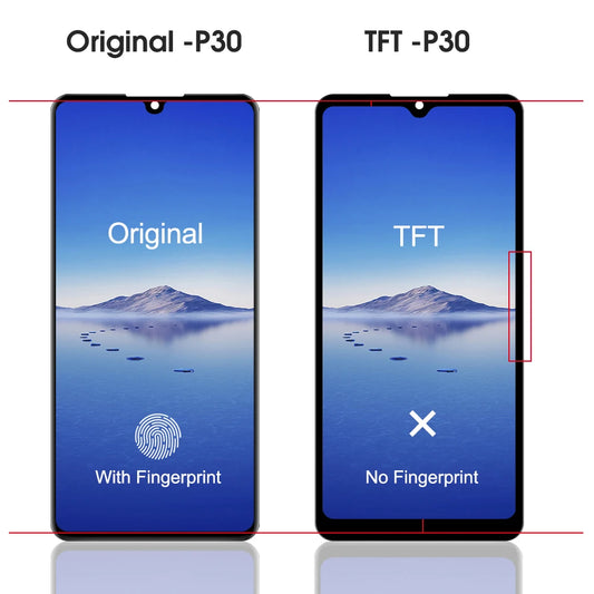TFT Display Screen for pantalla Huawei P30 ELE-L29 L09 L04 Lcd Display Touch Screen Digitizer Replacement for Huawei P30