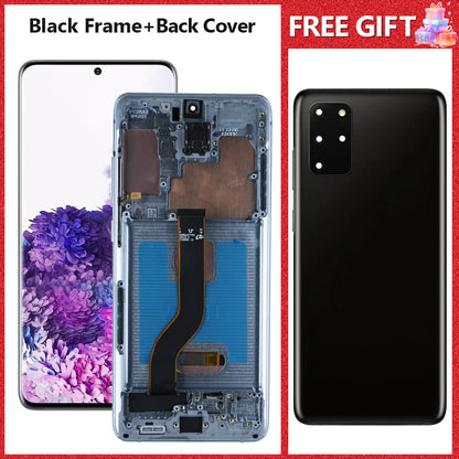 Repuesto de Pantalla AMOLED con Marco para Samsung Galaxy S20 Plus