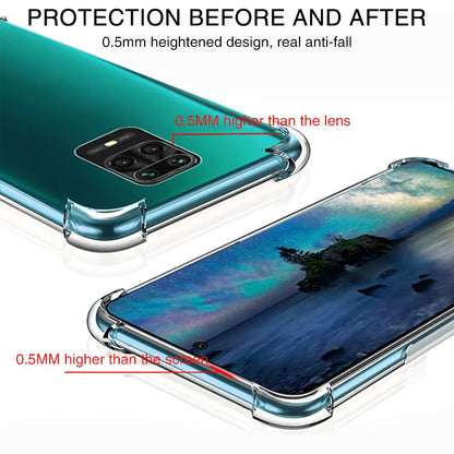 Funda Carcasa TPU Transparente Suave Anti-Golpes (Airbag Grueso) para Xiaomi Redmi Note 9/9S/Note 9 Pro