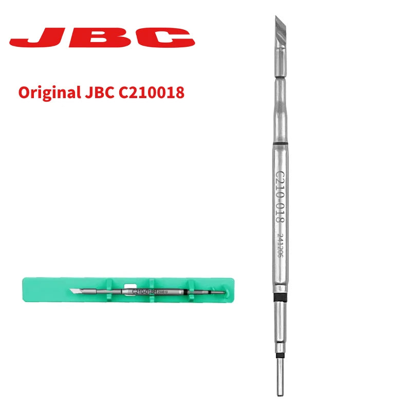 Original JBC C210 Soldering Iron Tips C210002/018/020 Universal Heating Core Efficient Heat fit JBC T210-A Precision Handle