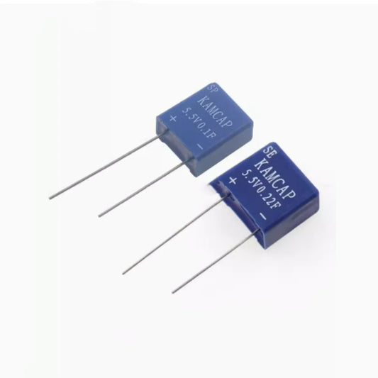 Supercapacitor Farad Sellado SE-5R5-Z224VYA (0.1F / 0.22F, 5.5V) - Unidad