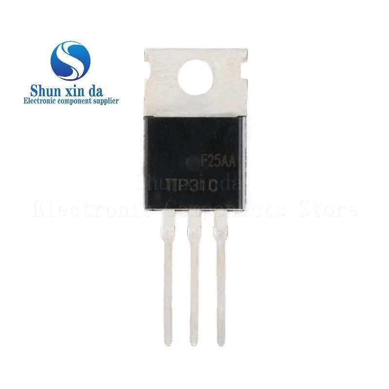 Lote 10 Pcs Transistores Darlington NPN/PNP TO-220 (TIP31C, TIP32C, TIP41C, TIP42C, TIP122, TIP127)