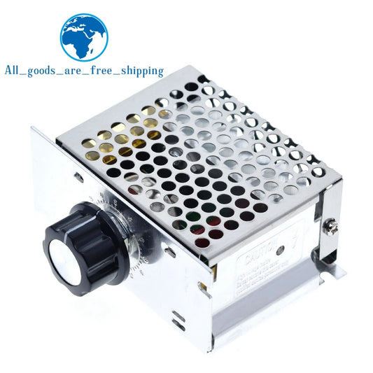 Módulo Regulador Voltaje/Velocidad Motor AC 220V 4000W SCR Dimmer Temperatura Luz