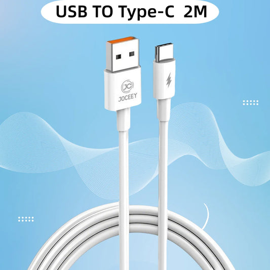 Cable USB-C a USB-C Joceey 2m Carga Rápida Duradero para Celular Android