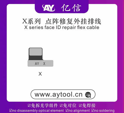 AY A108 BOX Face ID Programmer For iPhone X-15 Pro Max Dot Matrix Projector Repair True Tone Fix Battery Health Data Change Tool