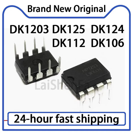 Circuito Integrado (IC) Alimentación Switch DK1203 / DK125 / DK124 / DK112 / DK106 (DIP-8) (Original, 10 Unidades)