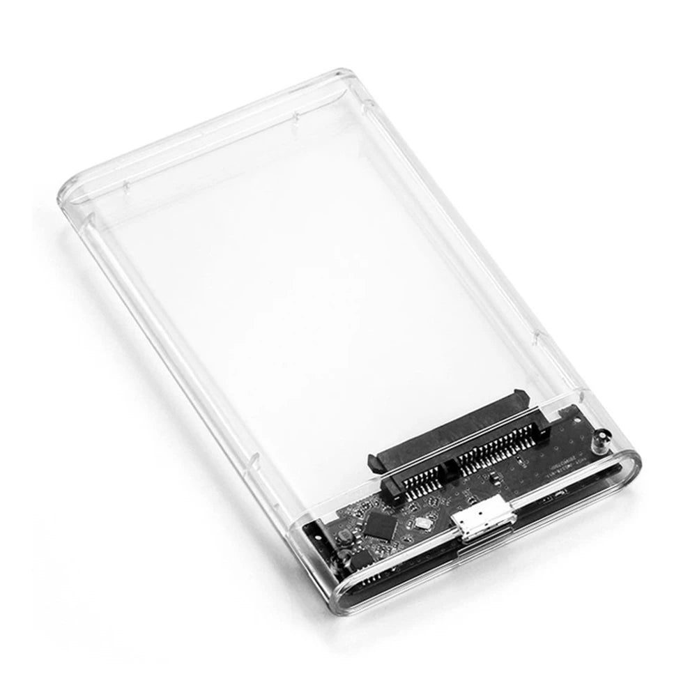 Carcasa Externa USB 3.0 para Disco Duro HDD/SSD SATA 2.5" (5Gbps) Caja Portátil Harddisk Cable Incluido