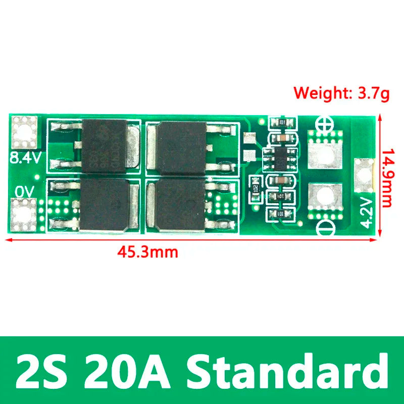 2S 3A 4A 5A 8A 10A 13A 20A 7.4V 8.4V Li-ion 18650 Lithium battery protection board / BMS board Standard / Balance
