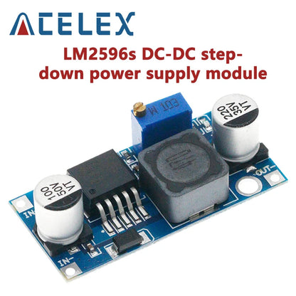 Módulo Fuente Alimentación Step-Down LM2596S DC-DC 3A Ajustable 24V/12V/5V/3V para Arduino