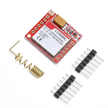 Módulo GSM/GPRS SIM800L (Micro SIM, Quad-Band, Puerto Serial TTL) con Antena PCB para Arduino