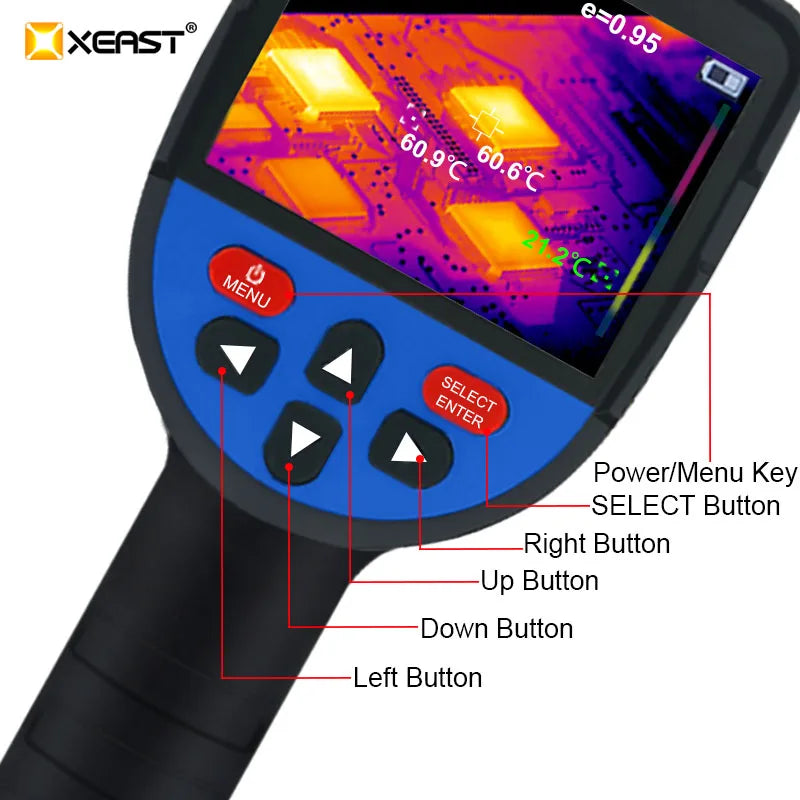 Cámara Termográfica XE-33/XE-32 para Reparación PCB (3.2") - Similar Seek/FLIR
