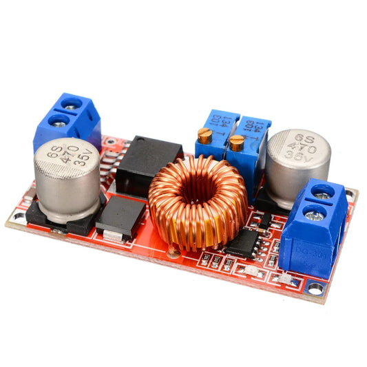 Módulo Convertidor Buck DC-DC 5A Ajustable CC/CV Step-Down Regulador Voltaje Placa Carga 5V/12V/24V