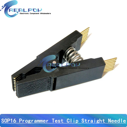 Kit Programador USB CH341A/CH341B 24/25 Series EEPROM Flash BIOS + Clip Test SOP8/SOP16/SOIC8/SOIC16 Clamp