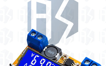 Módulo Convertidor Buck DC 5-23V a 0-16.5V 3A Max Step-Down Regulador Voltaje Ajustable LCD Dual Display