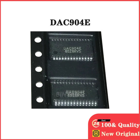 Convertidor Digital-Analógico (DAC) DAC904E (TSSOP-28) (Componente Electrónico IC, Nuevo Original, 1 Unidad)