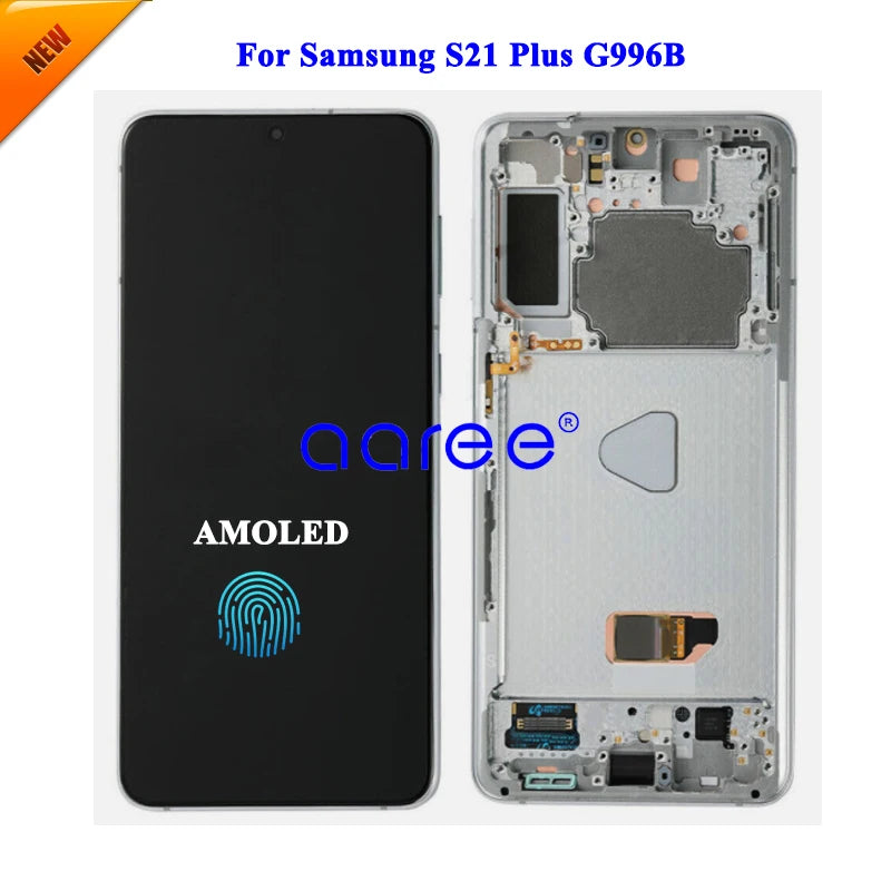 Pantalla AMOLED con Marco para Samsung Galaxy S21 Plus 5G (Digitalizador Táctil)