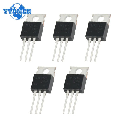 MOSFET Canal-N IRFZ44N TO-220 55V 49A - Lote 5/10 Piezas