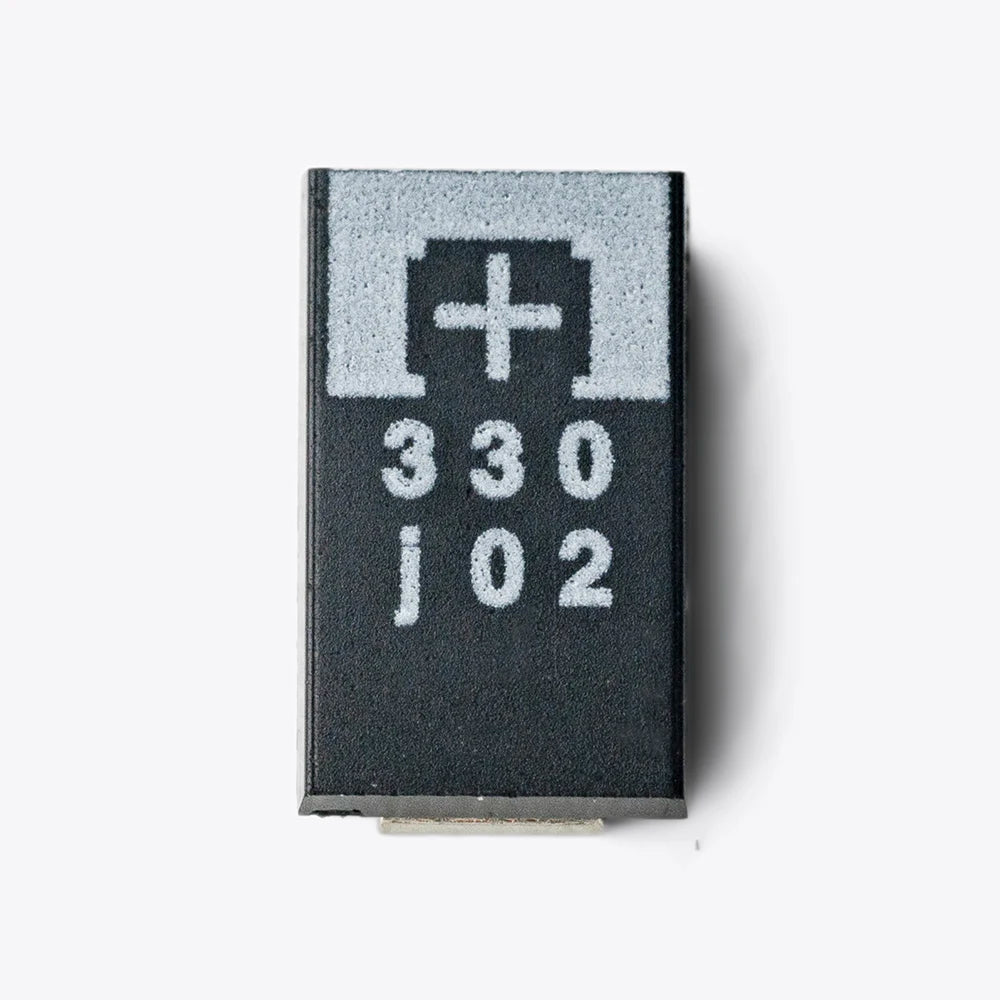 Capacitor Tántalo Sólido Polímero SMD POSCAP Tipo D (330uF, 6.3V, 7343) Bajo ESR (18/25mR) - Pack 10 Unidades