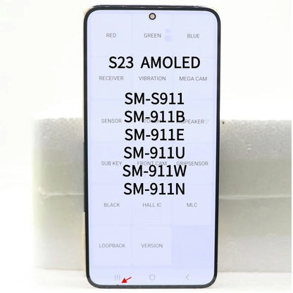 Pantalla Super AMOLED con Digitalizador Táctil para Samsung Galaxy S23 5G (S911F/S911U/S911B/DS) (Con Defecto Estético)