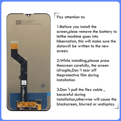 6.5" For Motorola Moto G9 Play lcd G9Play with frame display touch screen digitizer Assembly for Moto E7Plus lcd e7 plus LCD