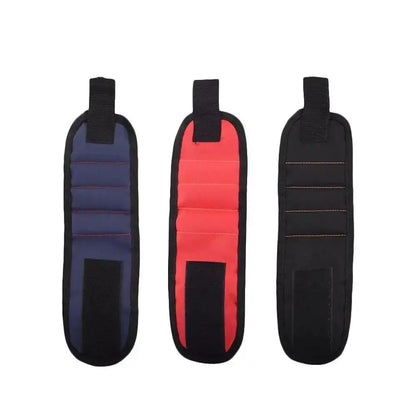 Muñequera Magnética Fuerte / Bolsa Herramientas Portátil Ajustable para Electricista (Sostiene Tornillos/Clavos/Pernos)