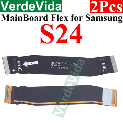 Cable Flex Conexión Placa Principal a Pantalla LCD para Samsung Galaxy S20-S24 Ultra/Plus (Varias Series, 2 Unidades)