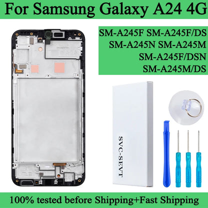 SM-A245F A245M A245N A245M/DS A245F/DSN Lcd Premium para Samsung Galaxy A24 4G pantalla táctil digitalizador Panel montaje